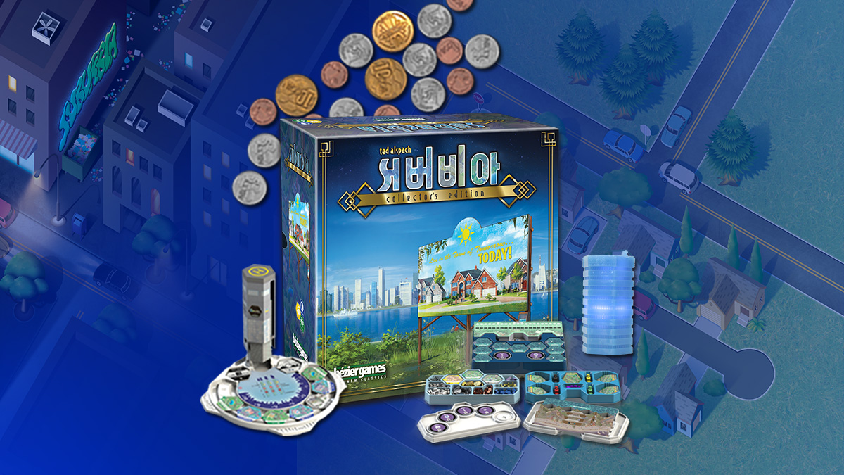 [보드게임] 도시를 건설하고 경영하라! '서버비아 완전판, 콜렉터스에디션'