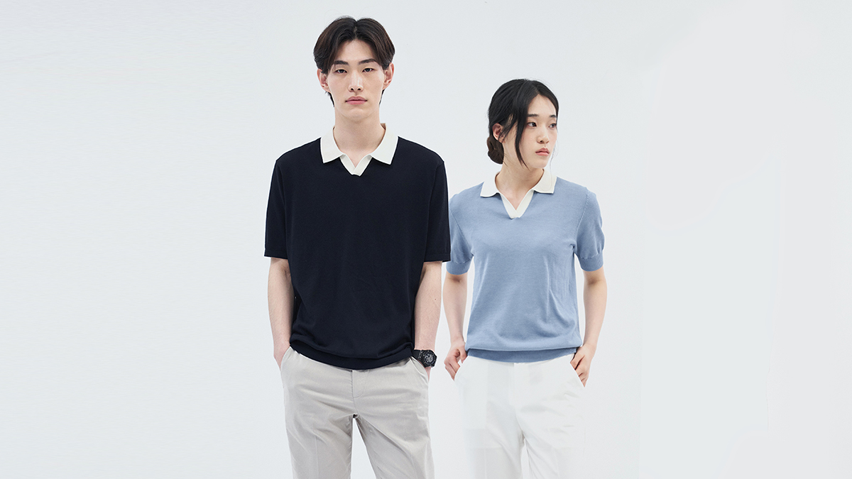 [니트] 2.5억펀딩! 티셔츠보다 얇고 시원한데 세탁까지 편한 쿨 '얼음니트'