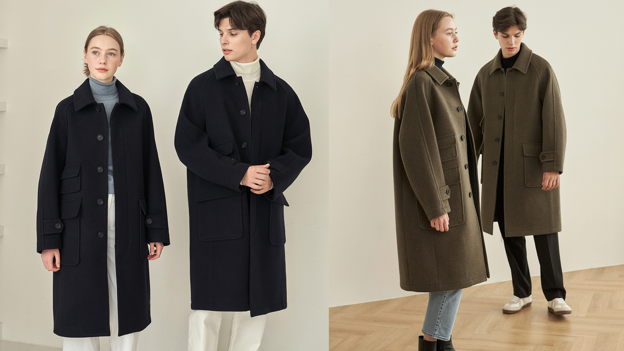 [캐시미어코트] 칼바람 완벽차단!'방풍가공;이너패딩'캐시미어 발마칸 만능코트