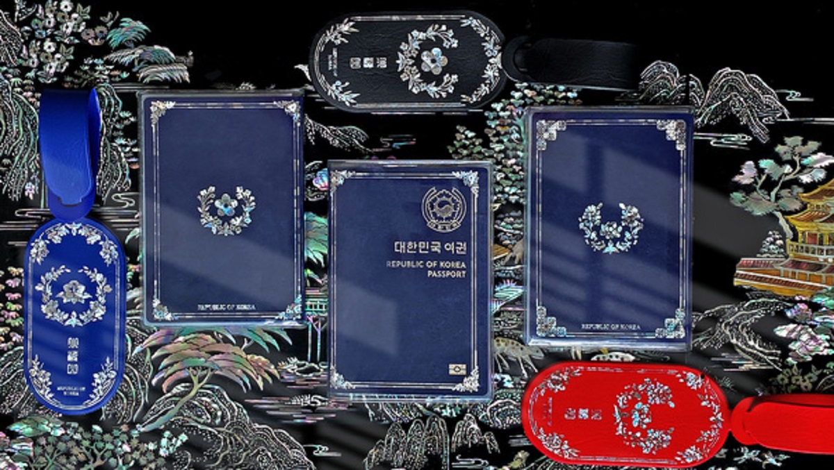 [여권케이스] 3억 앵콜 가장 한국적인 '자개' 여권케이스에 입다