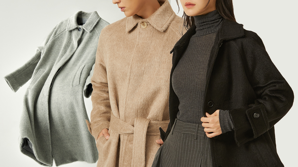 [알파카코트] 누적 4억 캐시미어보다 귀한 프리미엄 수리알파카100% 코트