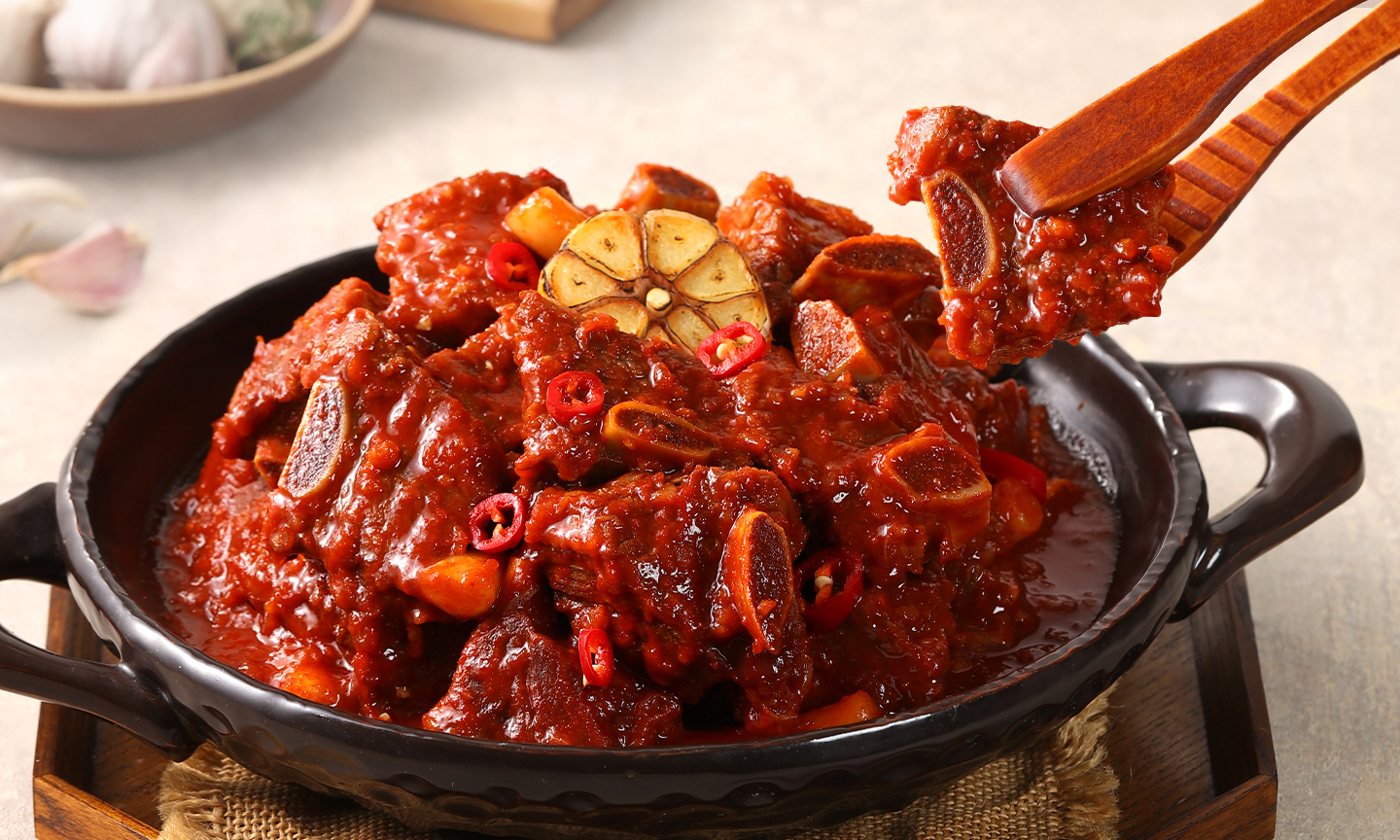 [쪽갈비] 대구10미대구시가 인정한 뚠겹살 맛집의 국내산 매운 갈비찜!