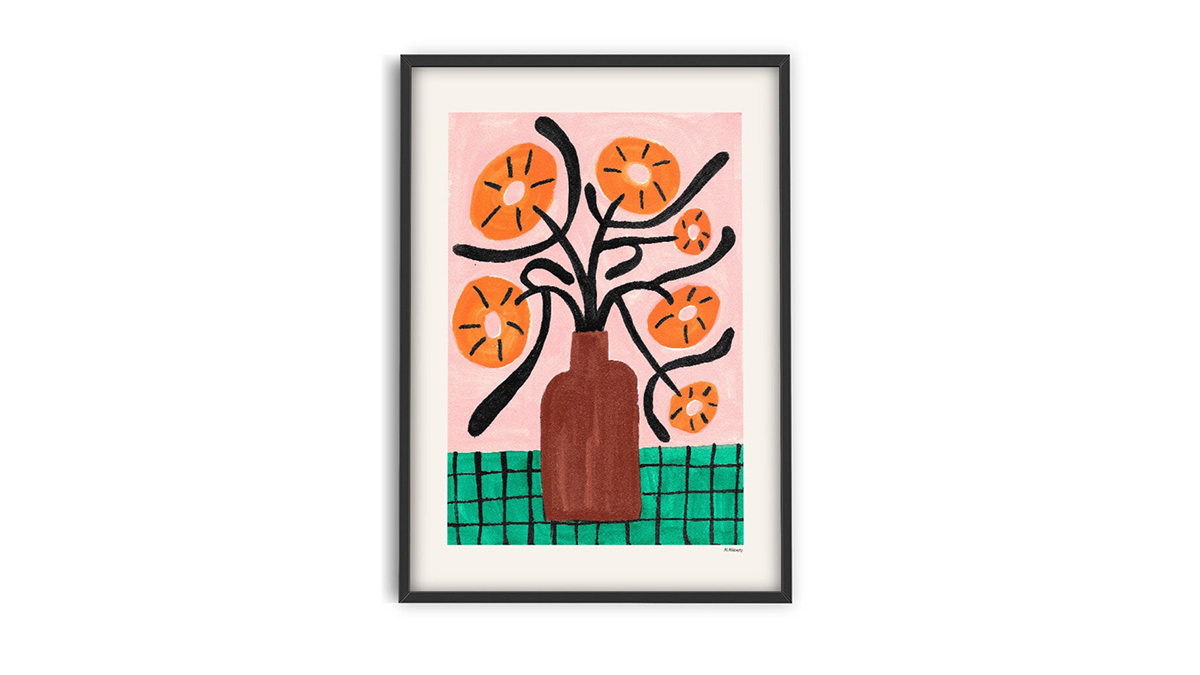 [아트포스터] Marigolds in vase