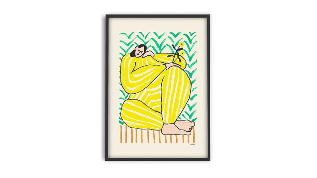 [아트포스터] Yellow Pyjama