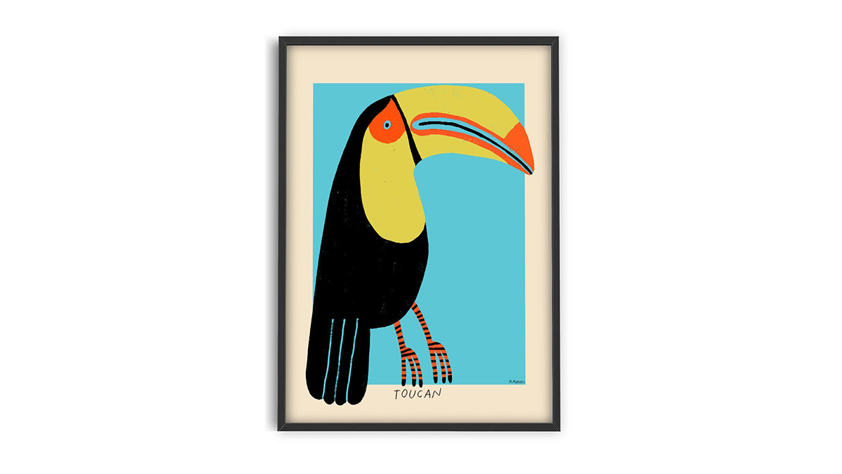 [아트포스터] Madelen Möllard 작가, Toucan