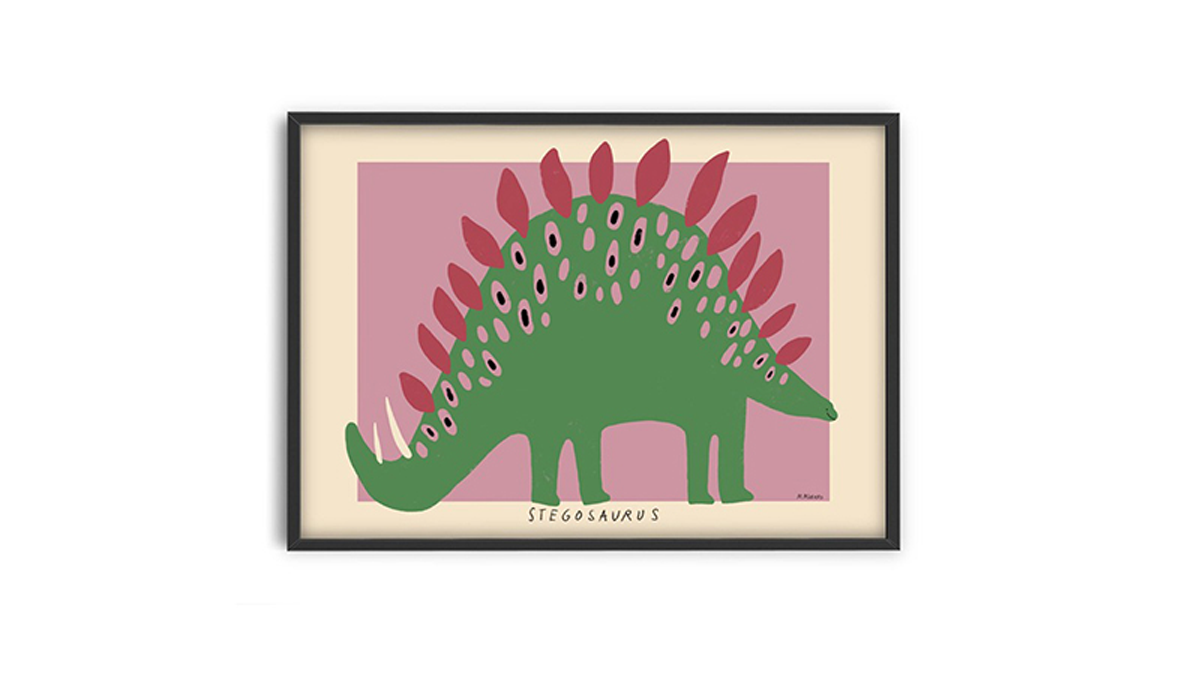[아트포스터] Madelen Möllard 작가, Stegosaurus