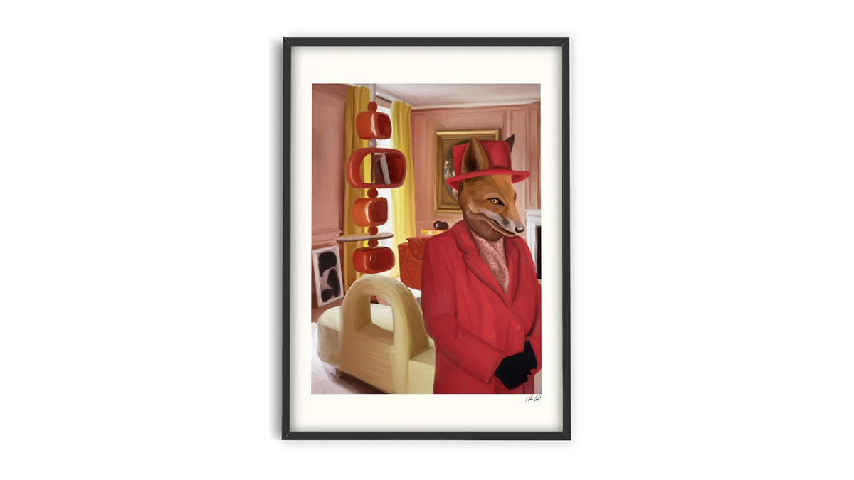 [아트포스터] Estelle Graf 작가, Red Fox