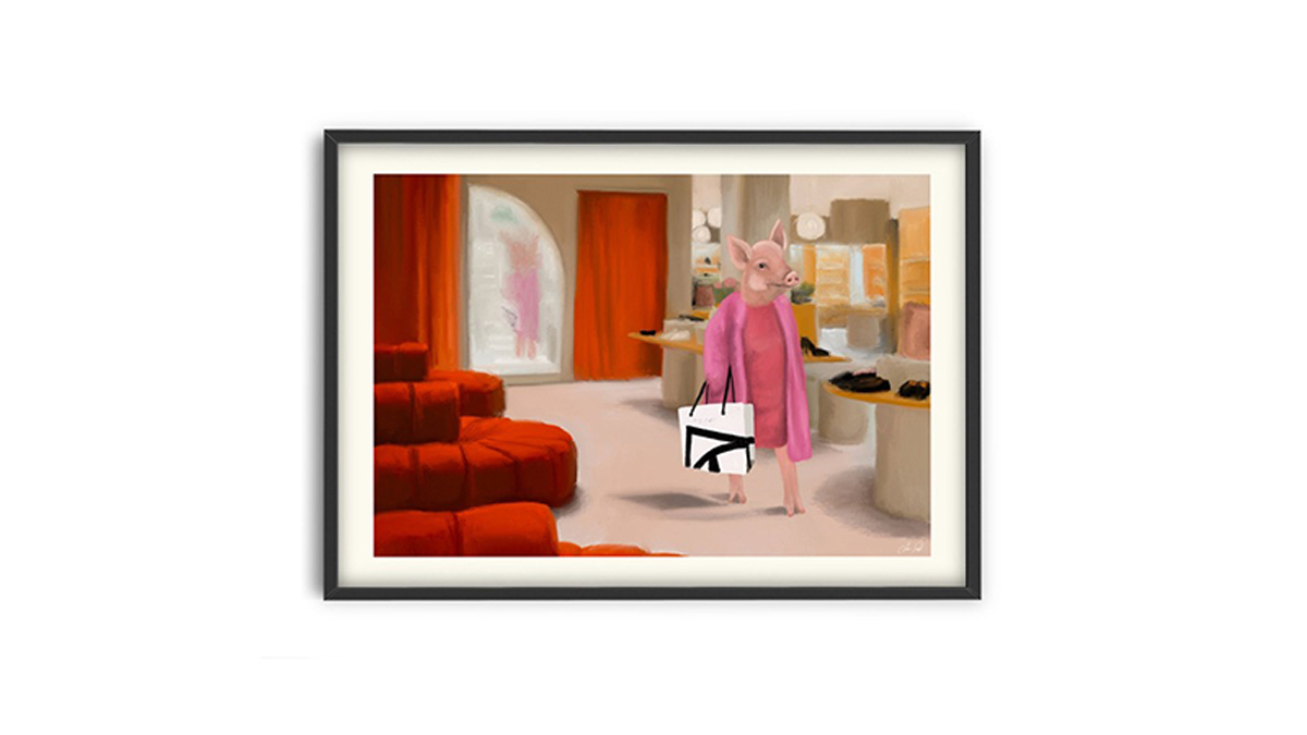 [아트포스터] Estelle Graf 작가, Just Shopping
