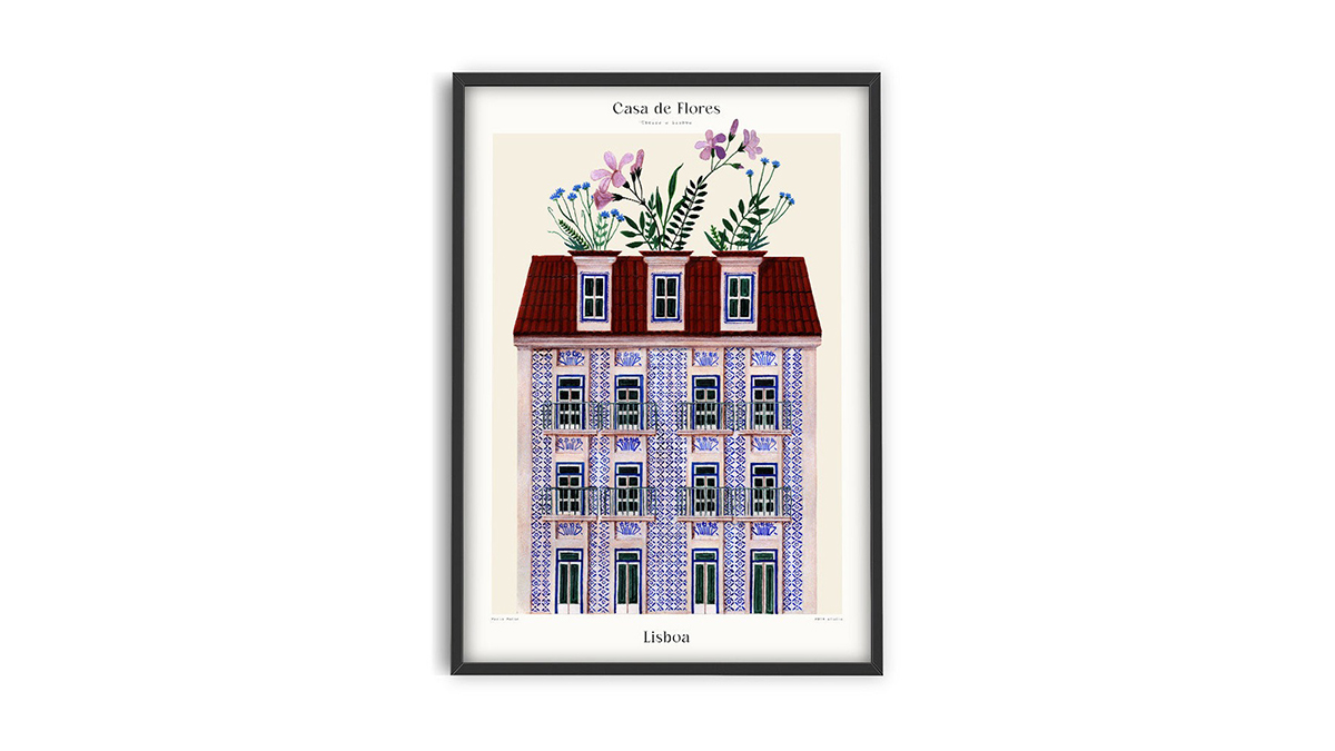 [아트포스터] Casa de Flores - Lisboa II