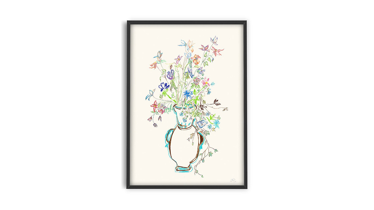 [아트포스터] Mette Rix 작가, Wild Flowers II