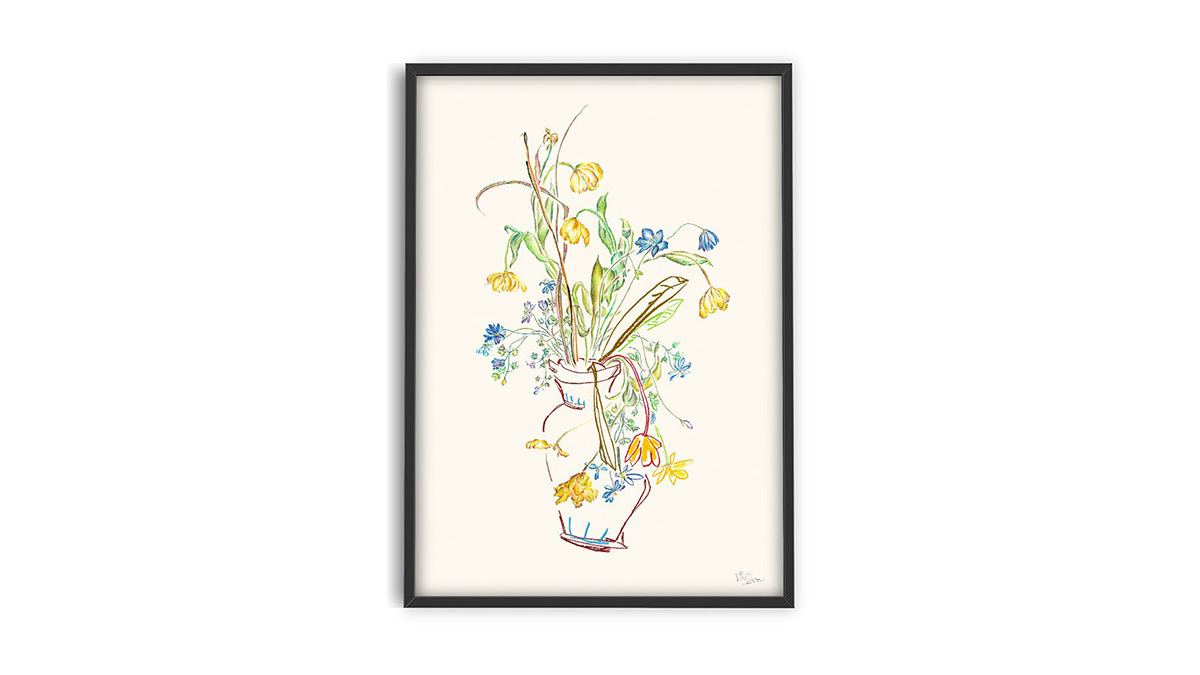 [아트포스터] Mette Rix 작가, Wild Flowers I