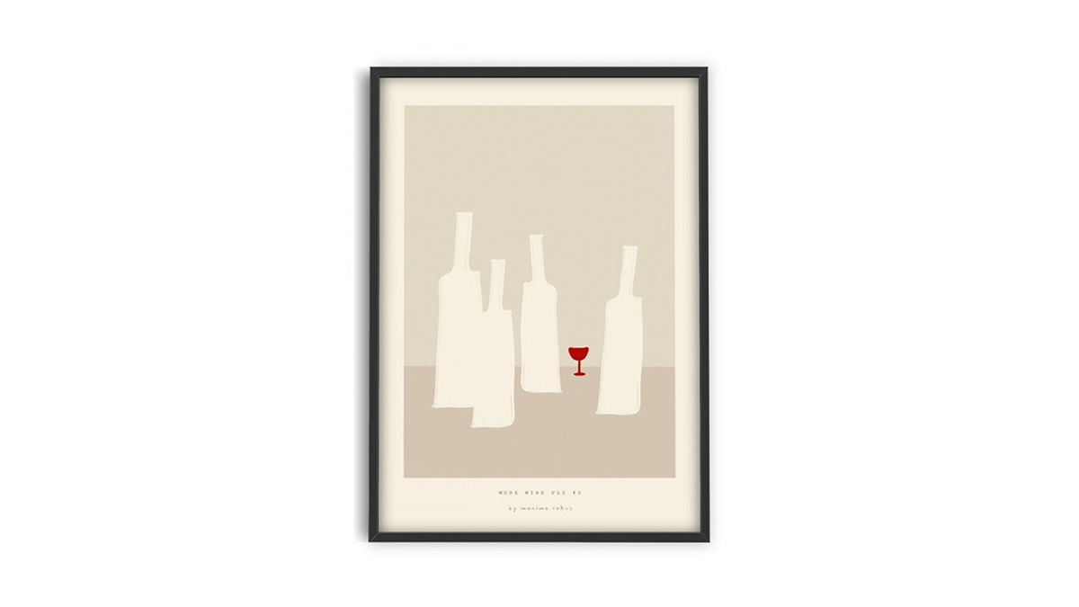 [아트포스터] Maxime Rokus 작가, More wine plz 5