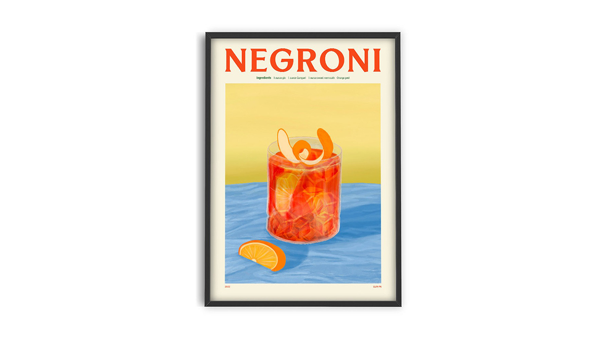 [아트포스터] Elin PK 작가, Negroni
