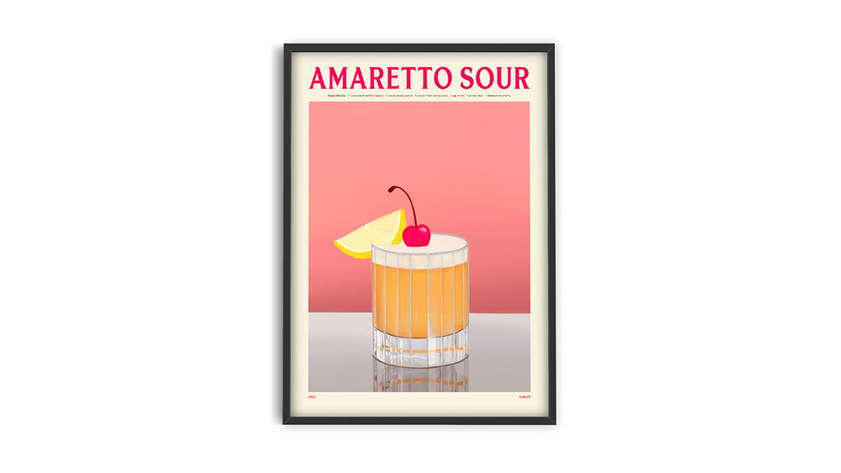 [아트포스터] Elin PK 작가, Amaretto Sour