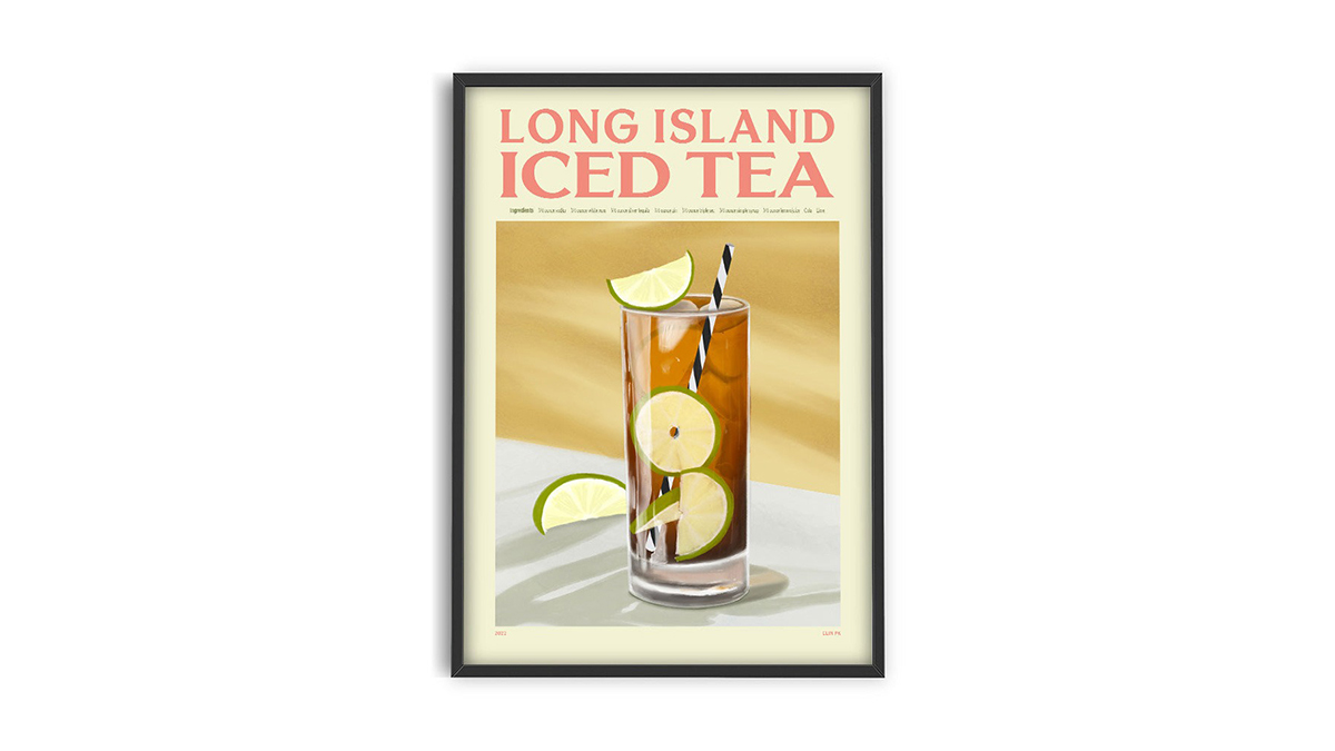 [아트포스터] Elin PK 작가, Long Island Iced Tea