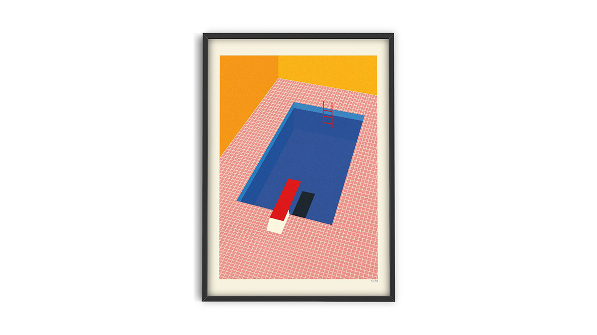 [아트포스터] Rosi Feist 작가, Backyard Pool