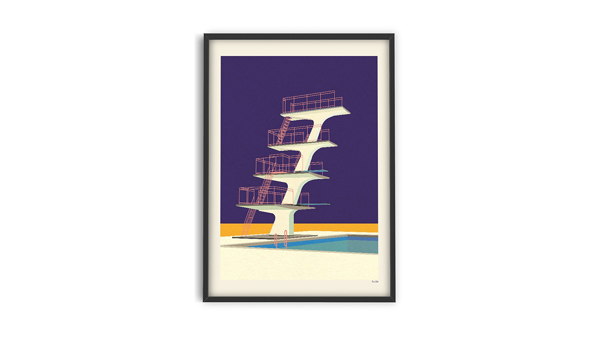 [아트포스터] Rosi Feist 작가, Diving Tower