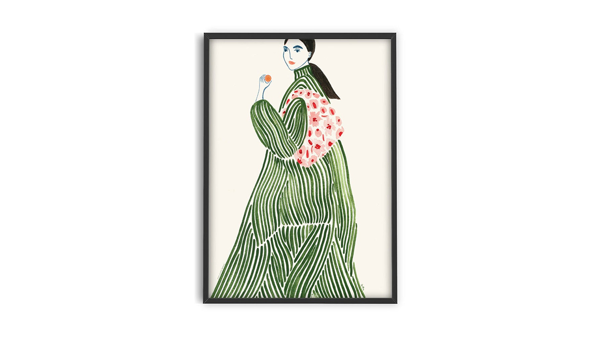 [아트포스터] La Poire 작가, Green Coat