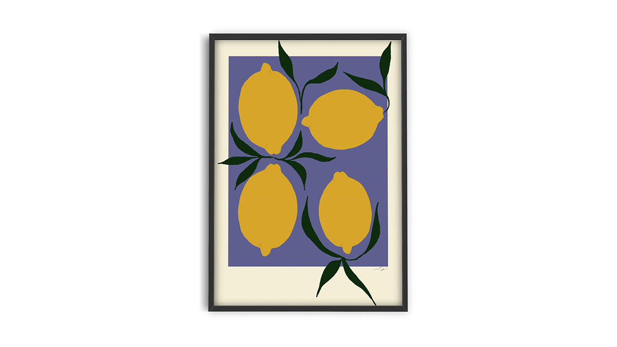 [아트포스터] Anna Mörner 작가, Lemon Blue