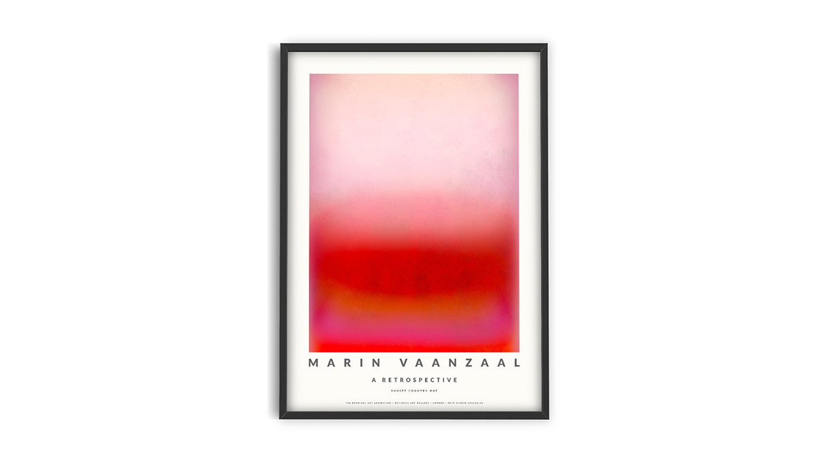 [아트포스터] Marin 작가, Sunset Country Hue