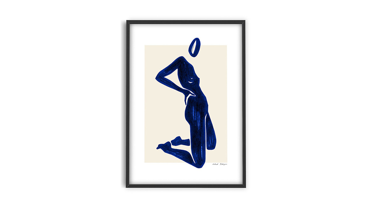 [아트포스터] Statement blue