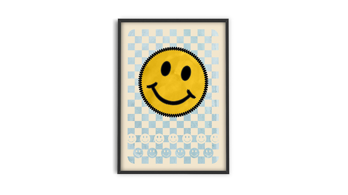 [아트포스터] Pastel Smiles, Blue