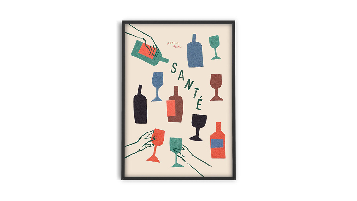 [아트포스터] Phthalo Ruth 작가, Santé