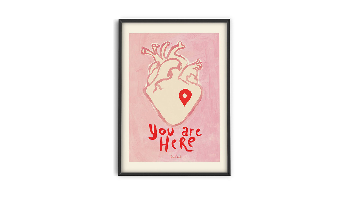[아트포스터] Sissan 작가, You are Here