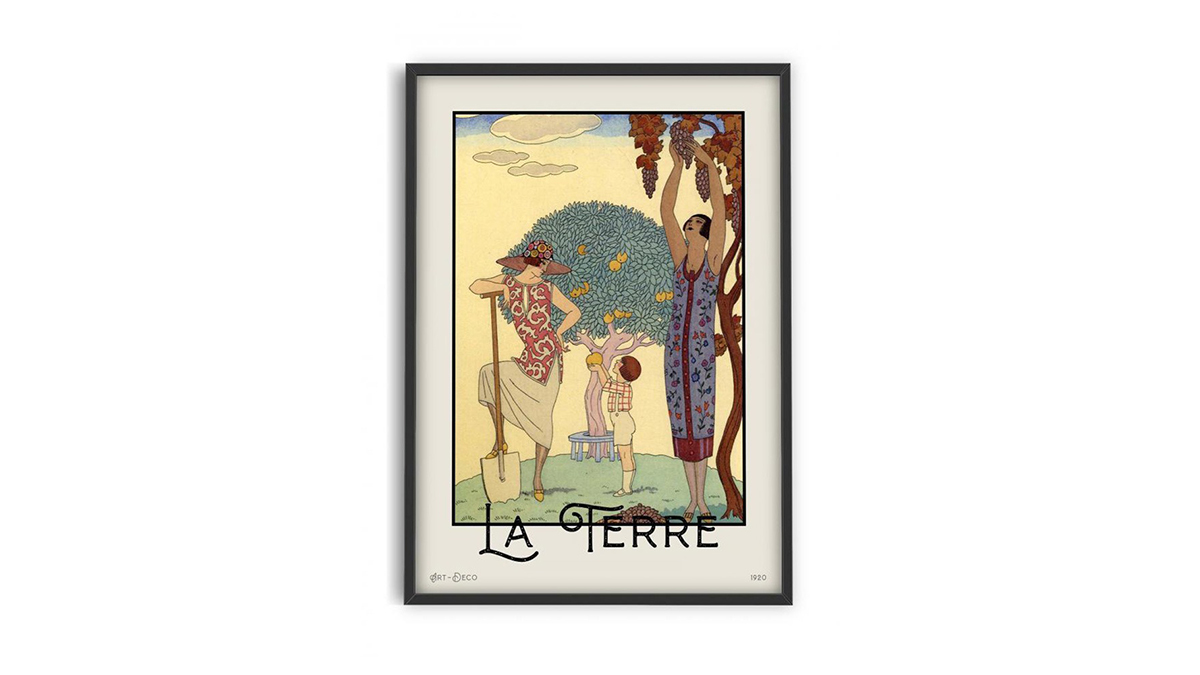 [아트포스터] George Barbier 작가, La Terre