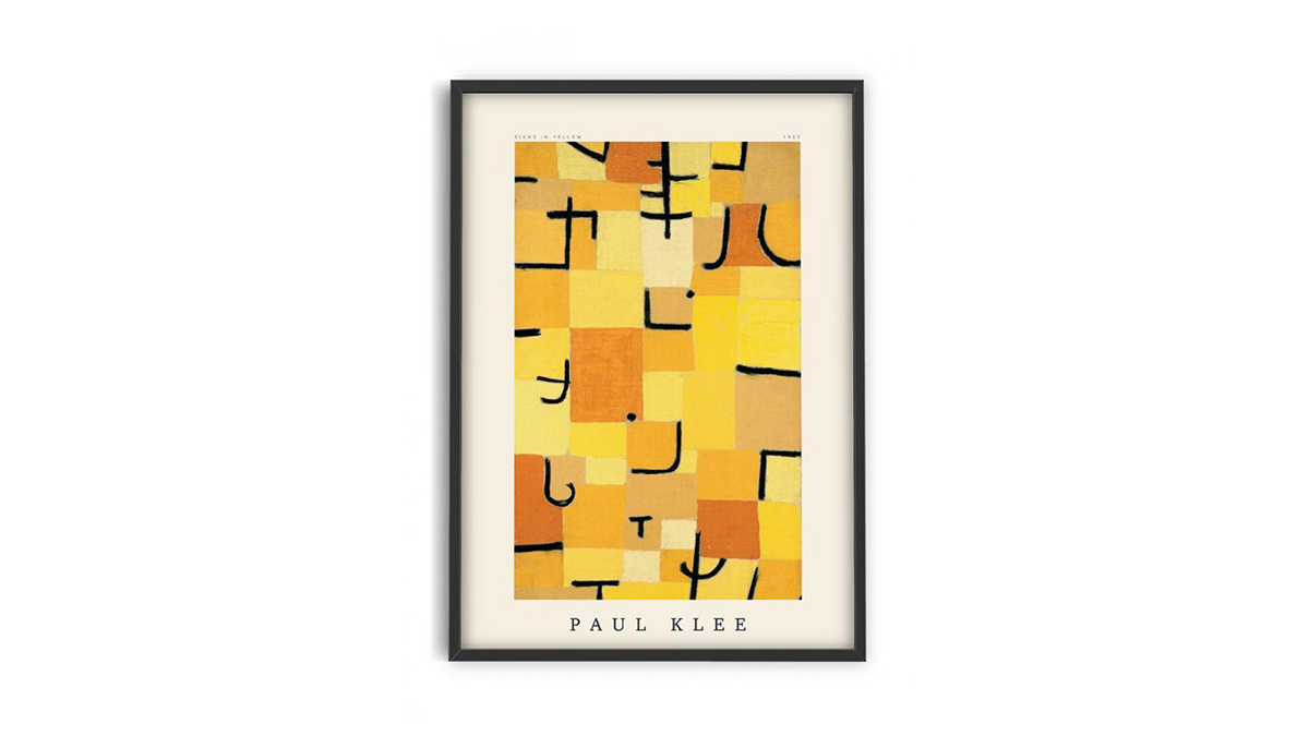 [아트포스터] Paul Klee 작가, 'Yellow is choice