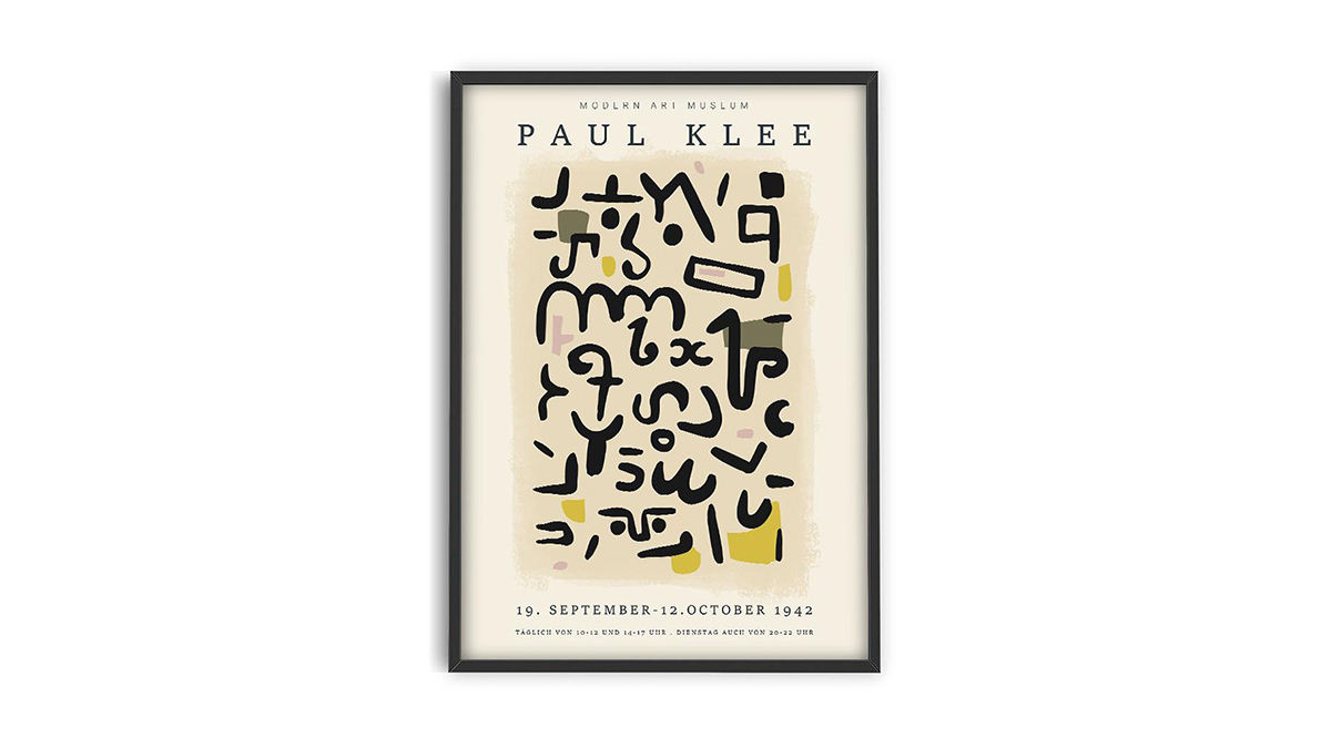 [아트포스터] Paul Klee 작가, Lines & Shapes