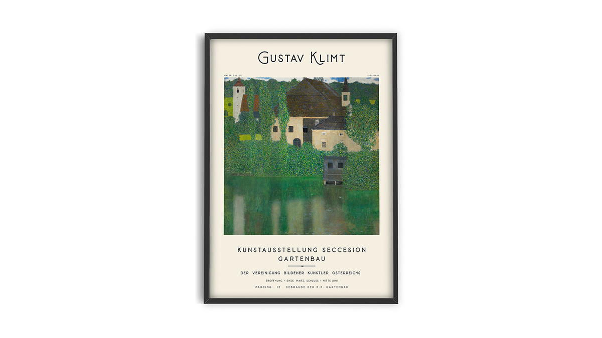[아트포스터] Gustav Klimt 작가, Water castle02
