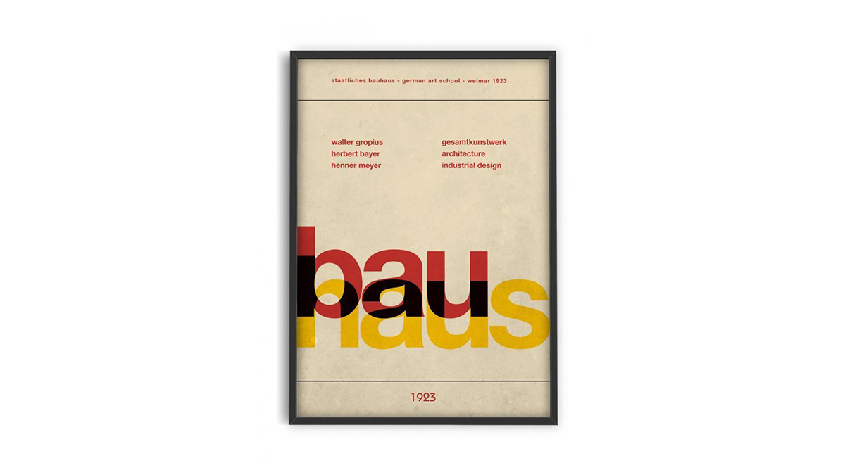 [아트포스터] Bauhaus, Weimar Gropius