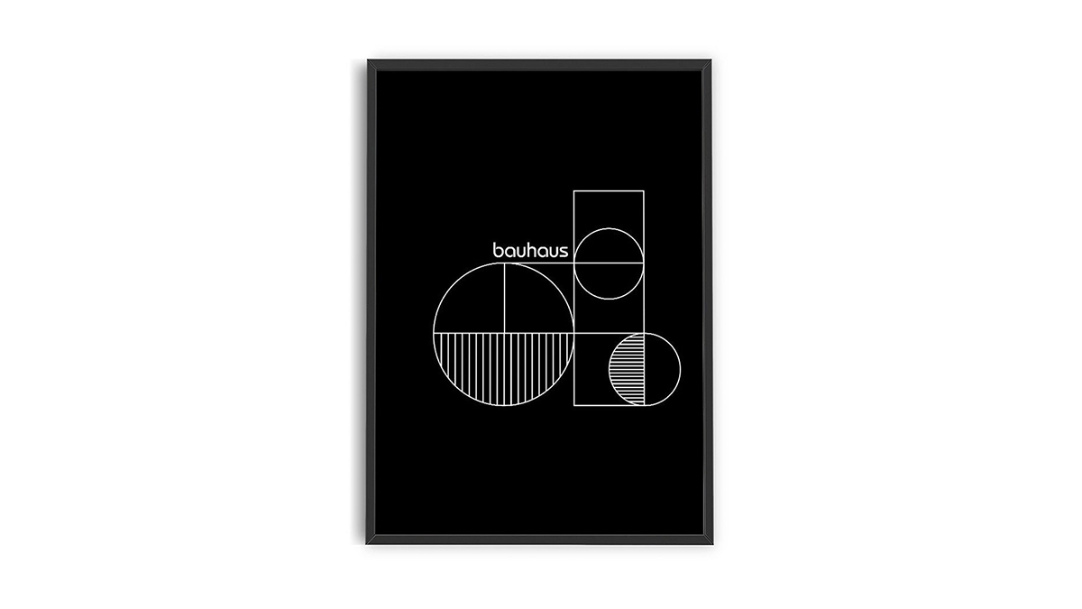 [아트포스터] Bauhaus, Noir