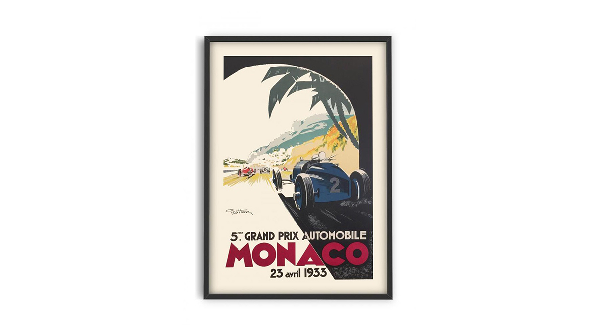 [아트포스터] Grand Prix Monaco - 1933