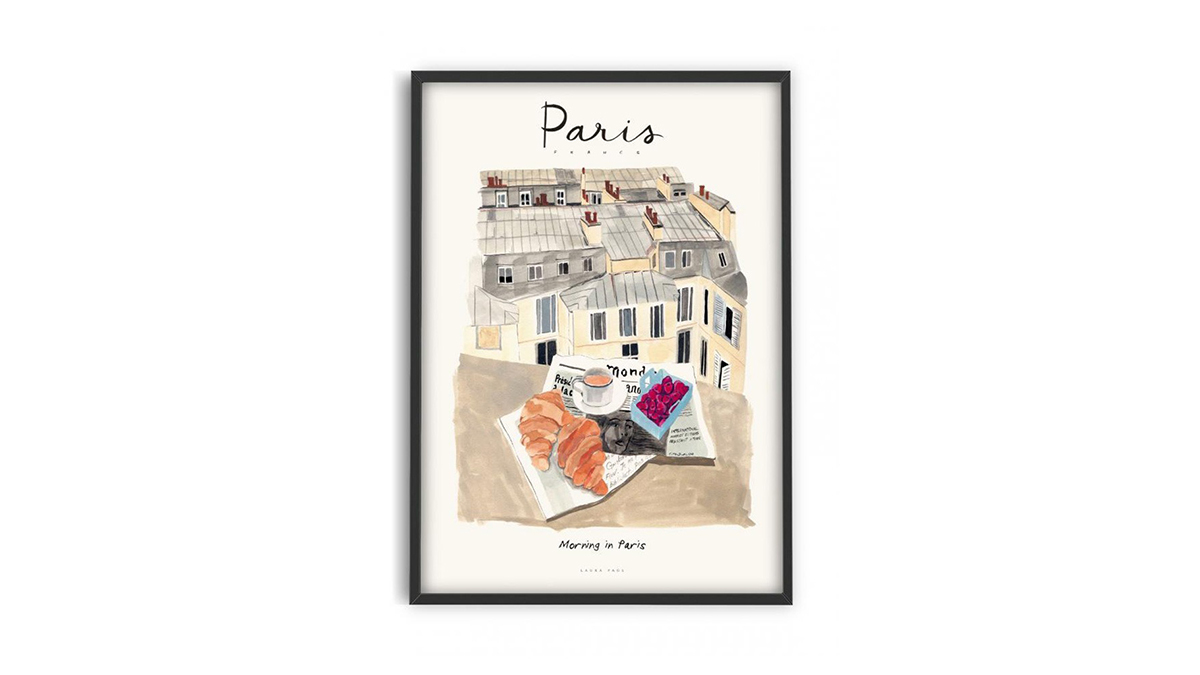 [아트포스터] Laura 작가, Morning in Paris