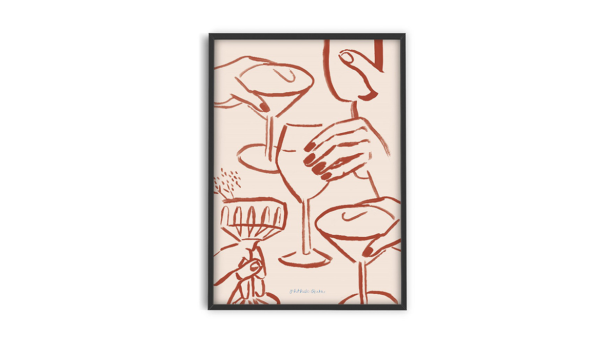 [아트포스터] Phthalo Ruth 작가, Cheers II