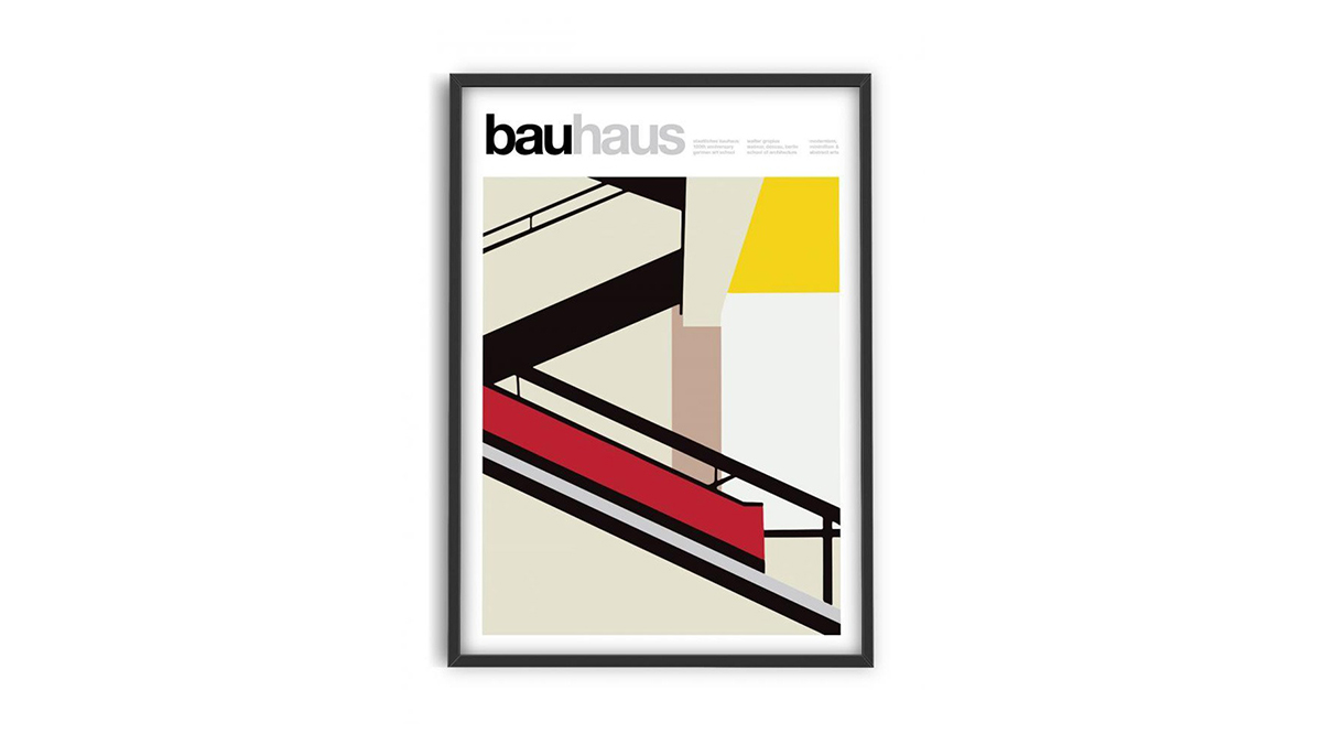 [아트포스터] The Bauhaus Stairs