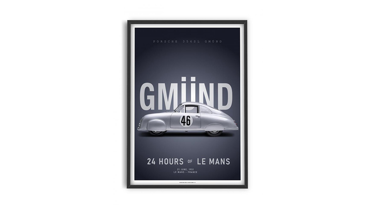 [아트포스터] Classic Porsche Gmund