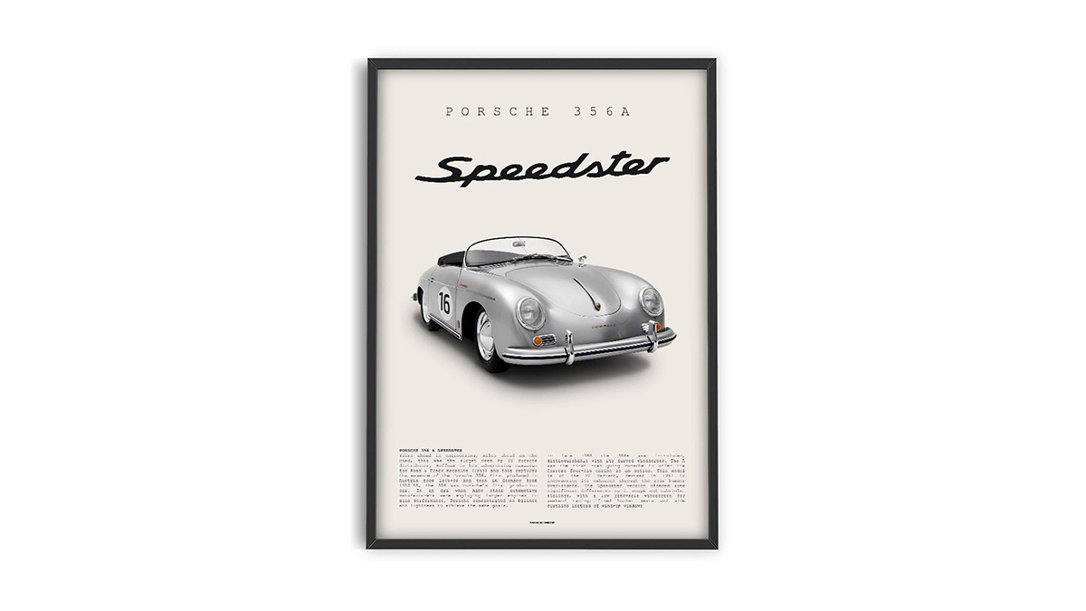 [아트포스터] Classic Porsche Speedster 356A