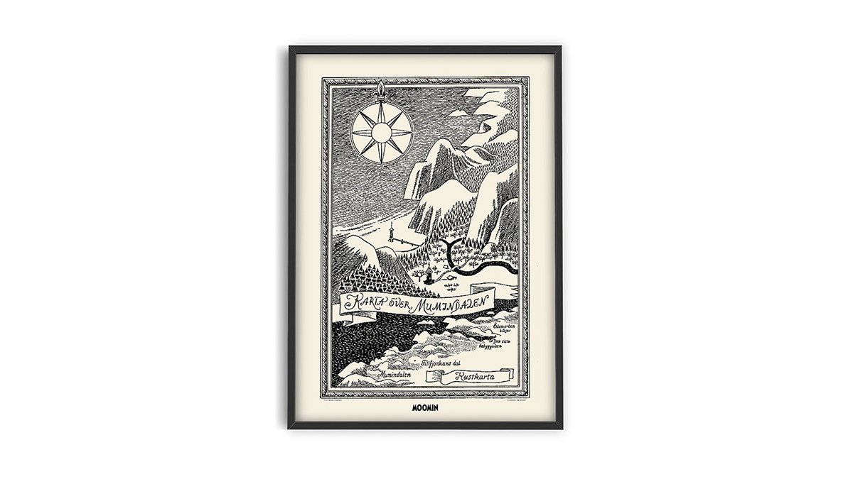 [아트포스터] Moomin, Map of Moomin Valley I