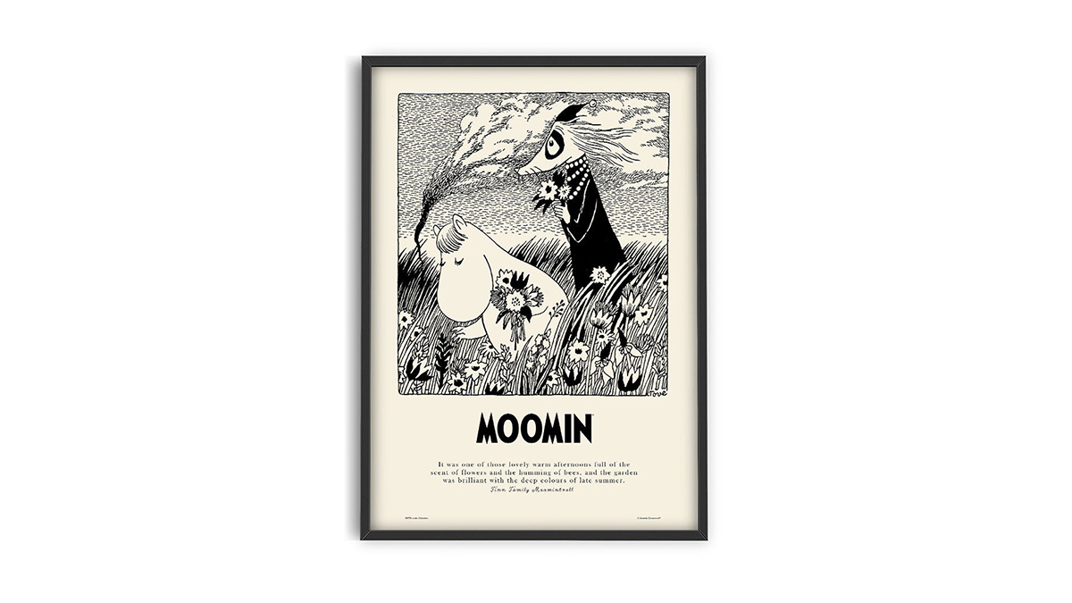 [아트포스터] Moomin, Summer Flowers