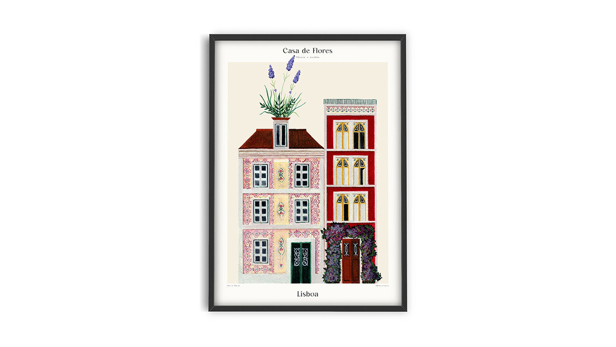 [아트포스터] Casa de Flores - Lisboa III