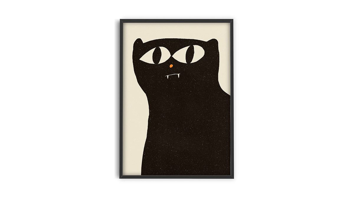 [아트포스터] Eniko Eged 작가, Black Cat