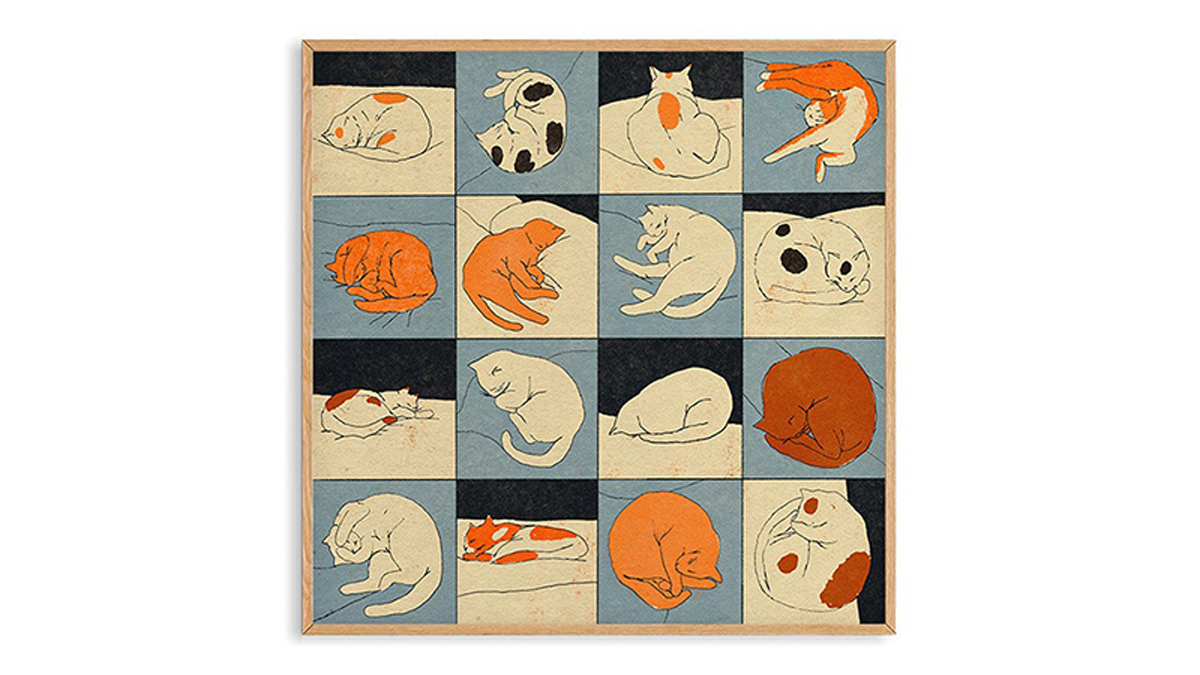 [아트포스터] EnikoEged 작가, Sleeping Cat