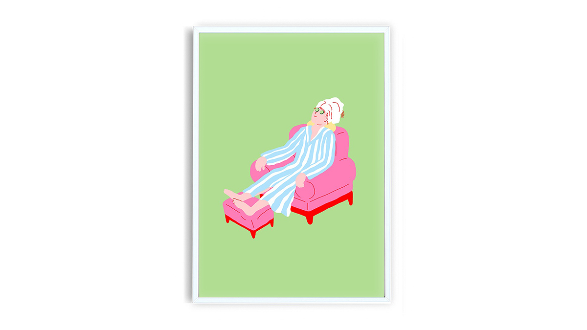 [아트포스터] 규하나 작가, 휴식