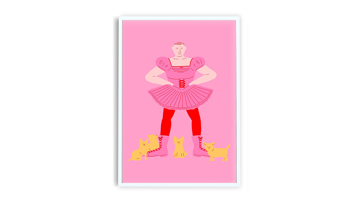 [아트포스터] 규하나 작가, PINK