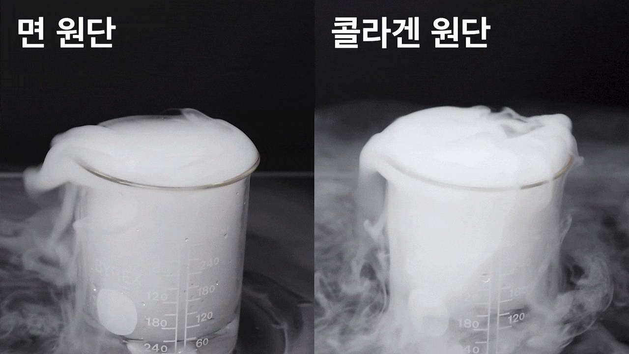 콜라겐 원단 통기성.gif
