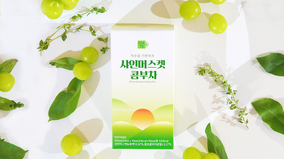 [콤부차] 진~한 액상 샤인머스켓 콤부차 1포로 커피,탄산 완벽 대체