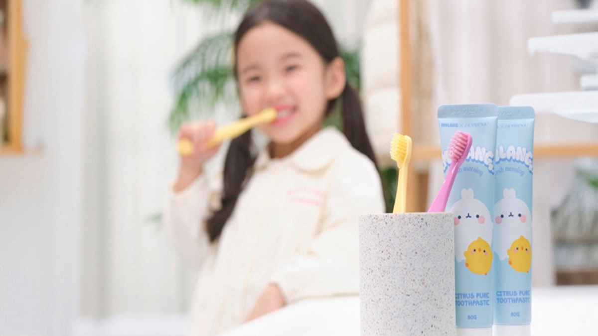 [칫솔] 가족/커플여행 필수품! 몰랑이 트래블키트<여행용 칫솔/치약세트>